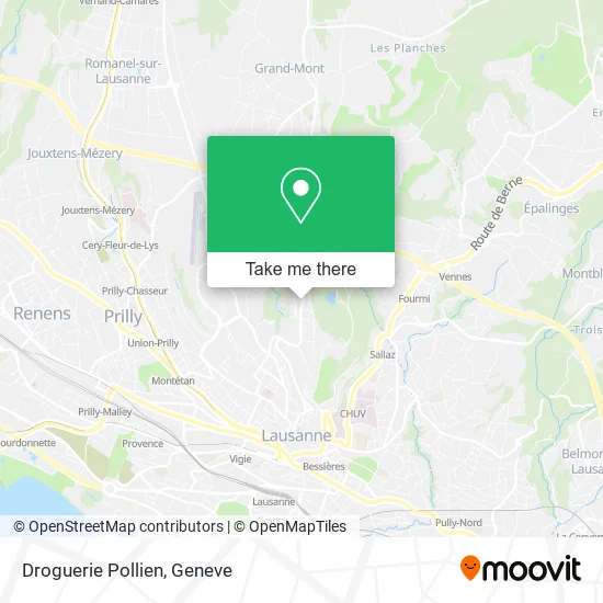 Droguerie Pollien map