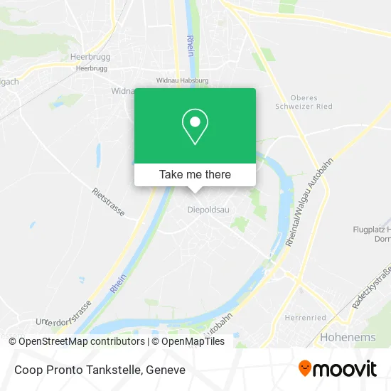 Coop Pronto Tankstelle map