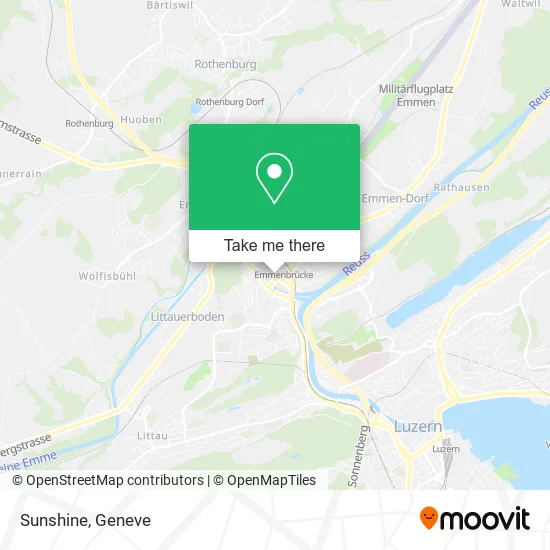 Sunshine map