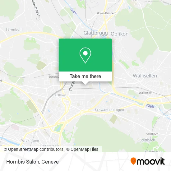 Hombis Salon map