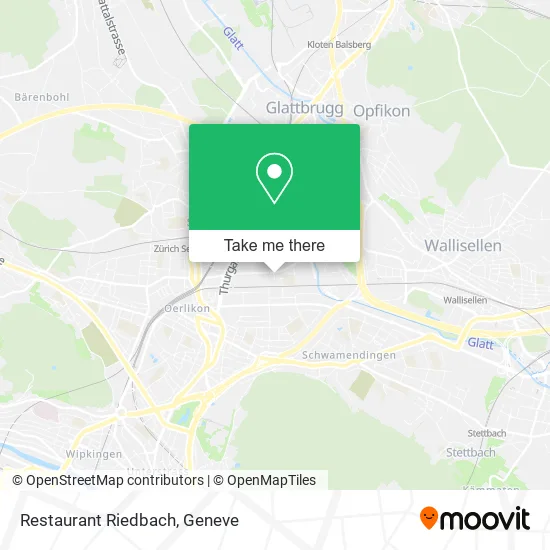 Restaurant Riedbach map