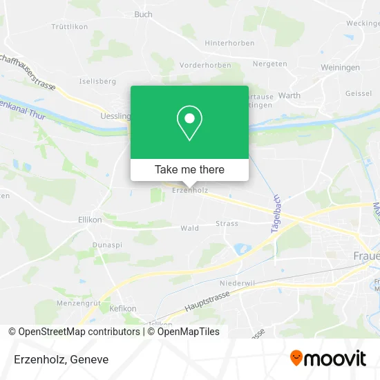 Erzenholz map