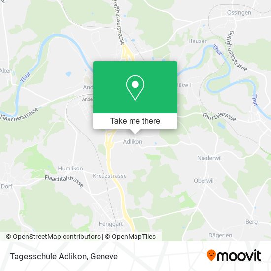 Tagesschule Adlikon map