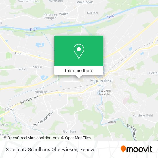Spielplatz Schulhaus Oberwiesen map