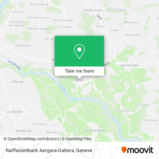 Raiffeisenbank Aergera-Galtera map