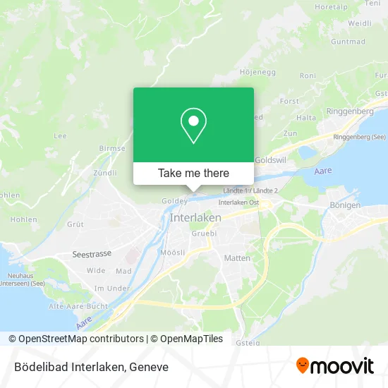 Bödelibad Interlaken map