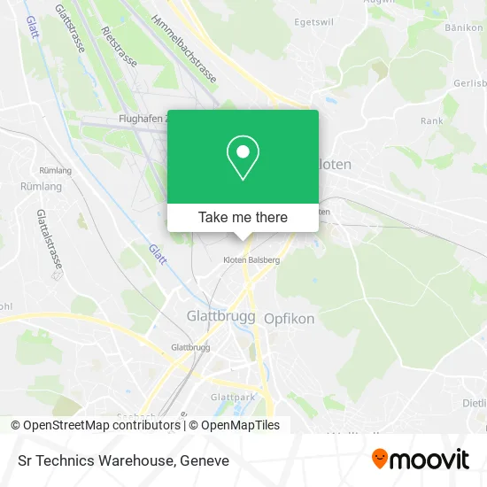 Sr Technics Warehouse map