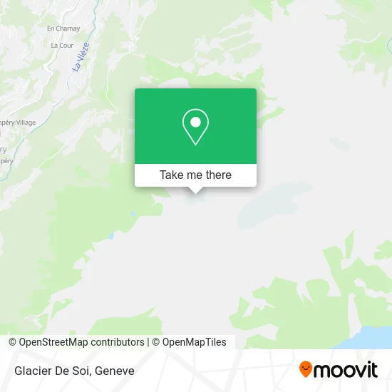Glacier De Soi map