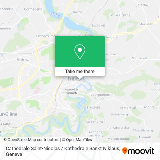 Cathédrale Saint-Nicolas / Kathedrale Sankt Niklaus map