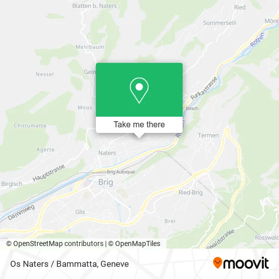 Os Naters / Bammatta map