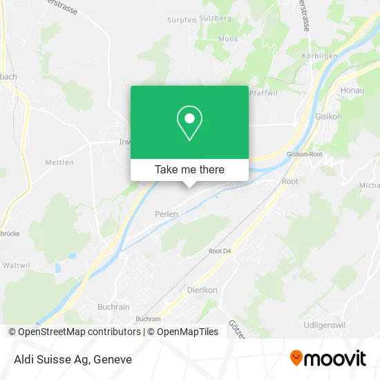 Aldi Suisse Ag map