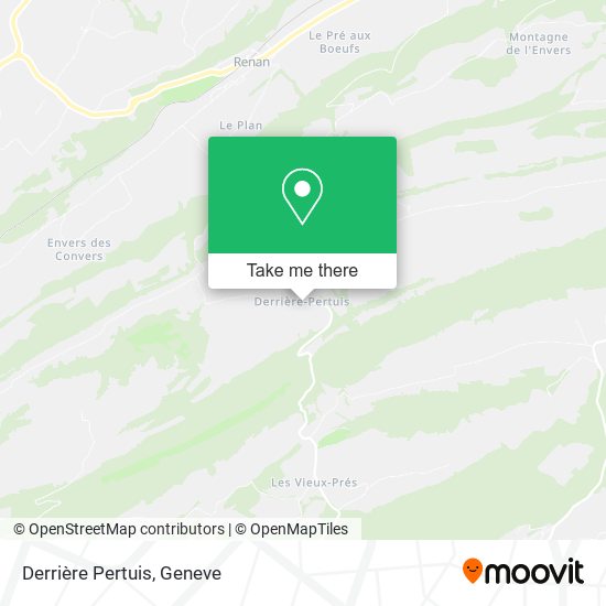 Derrière Pertuis map