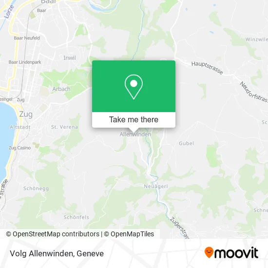 Volg Allenwinden map