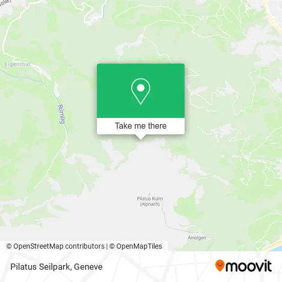Pilatus Seilpark map