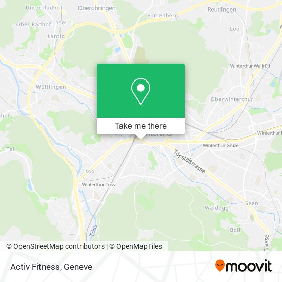 Activ Fitness map