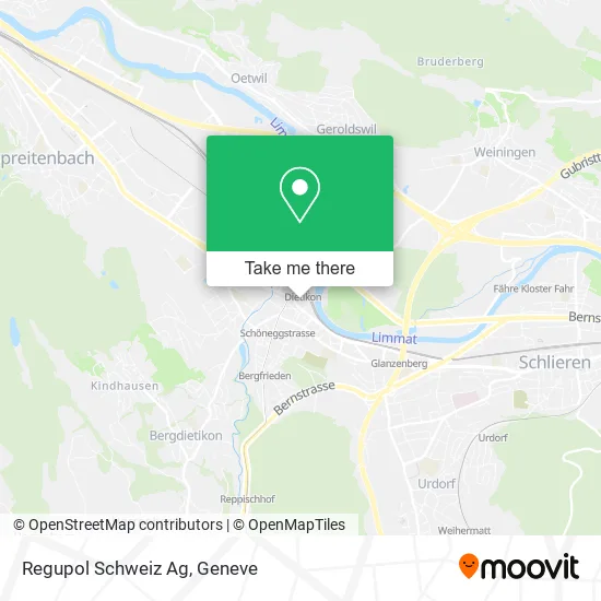 Regupol Schweiz Ag map