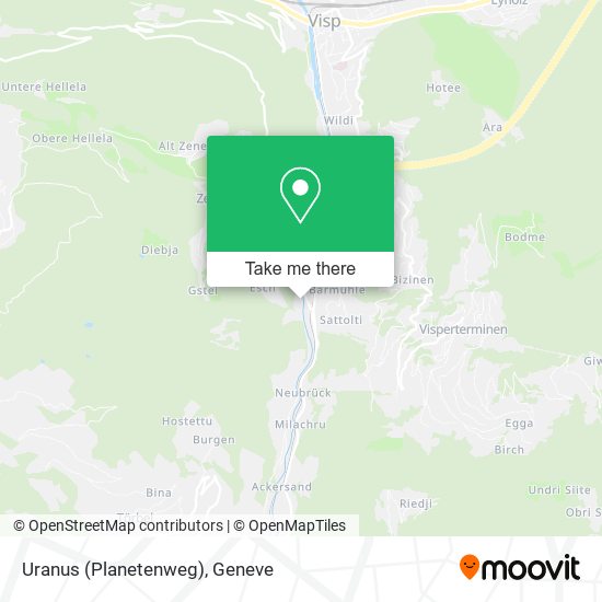 Uranus (Planetenweg) map