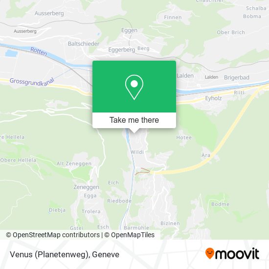 Venus (Planetenweg) map