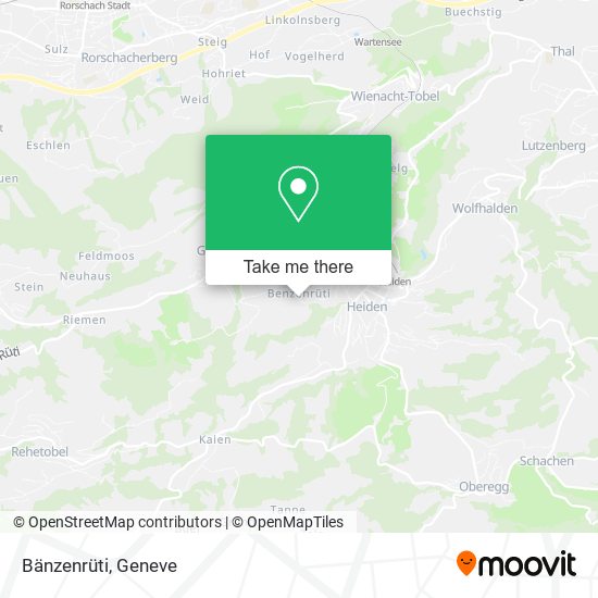 Bänzenrüti map