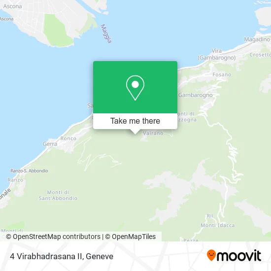 4 Virabhadrasana II map