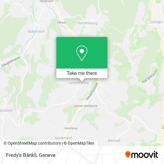 Fredy's Bänkli map