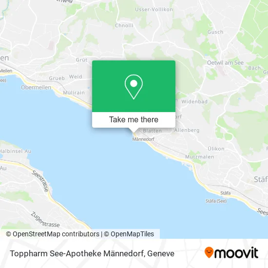 Toppharm See-Apotheke Männedorf map