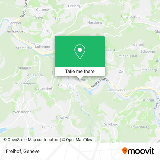 Freihof map