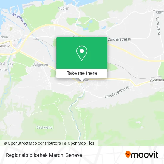 Regionalbibliothek March map