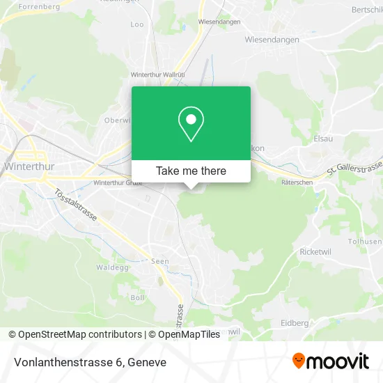 Vonlanthenstrasse 6 map