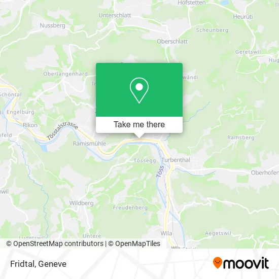 Fridtal map