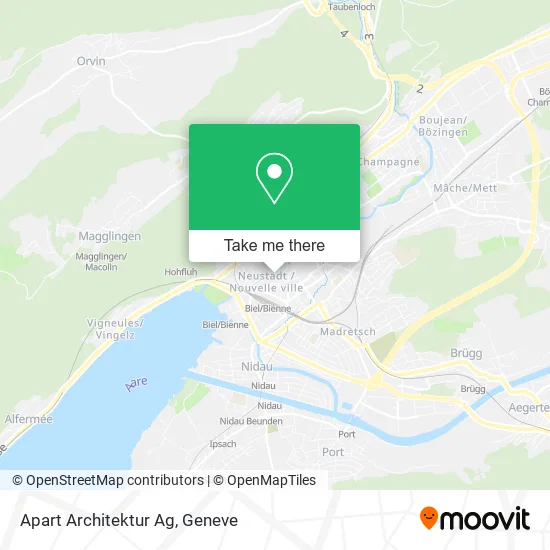 Apart Architektur Ag map