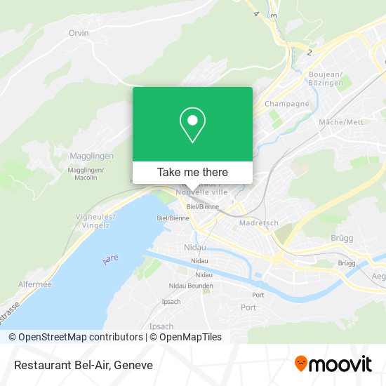 Restaurant Bel-Air map