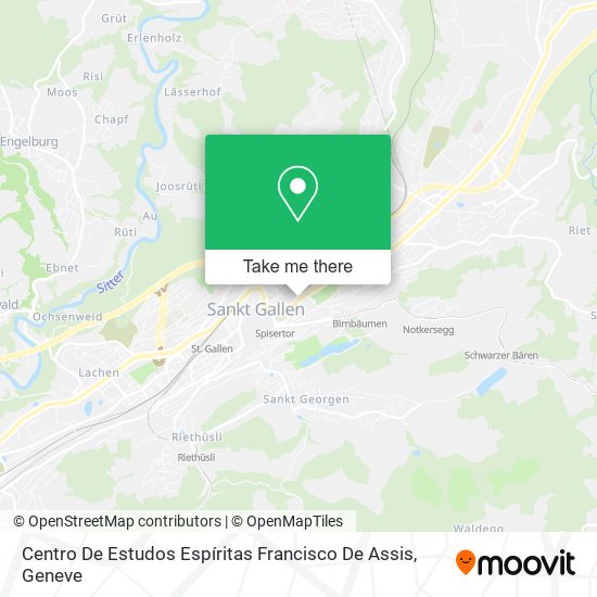 Centro De Estudos Espíritas Francisco De Assis map