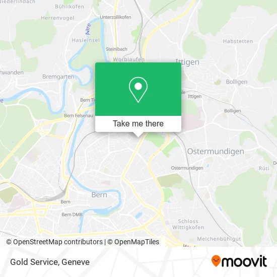 Gold Service map