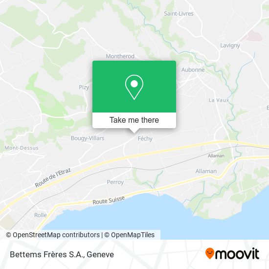 Bettems Frères S.A. map