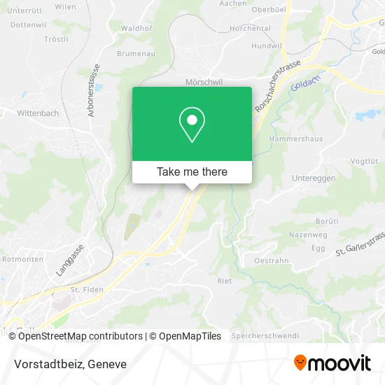 Vorstadtbeiz map