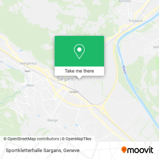 Sportkletterhalle Sargans map