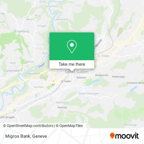 Migros Bank map