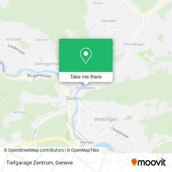 Tiefgarage Zentrum map