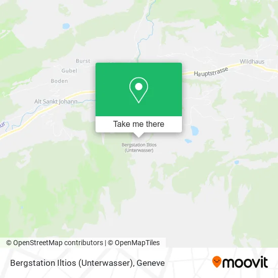 Bergstation Iltios (Unterwasser) map