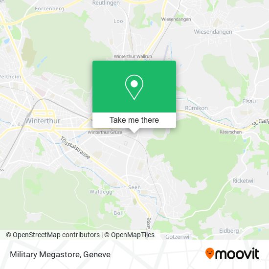 Military Megastore map