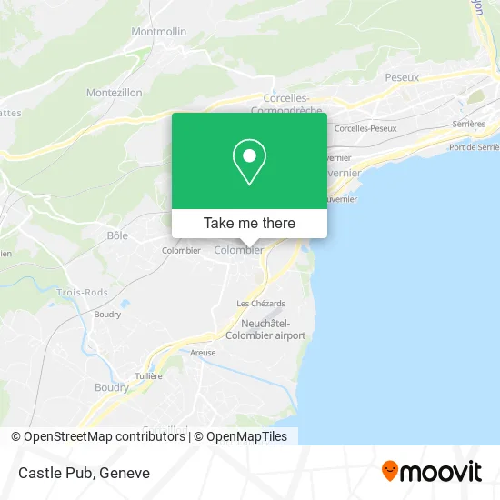 Castle Pub map