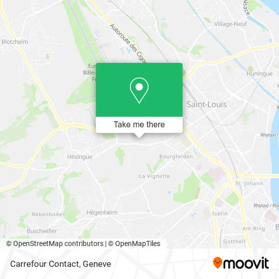 Carrefour Contact map