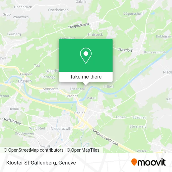 Kloster St.Gallenberg map