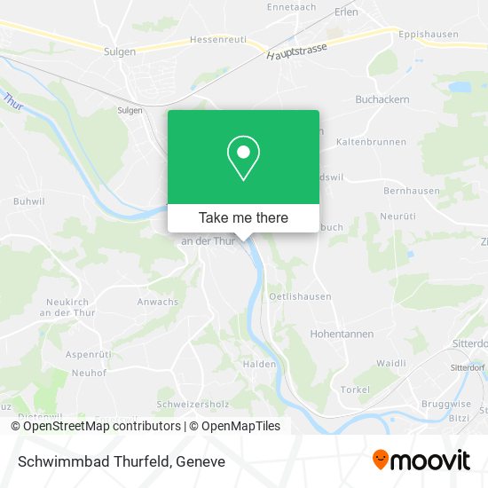 Schwimmbad Thurfeld map
