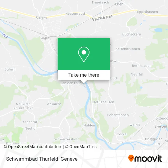 Schwimmbad Thurfeld map