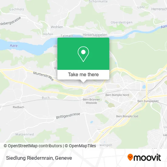 Siedlung Riedernrain map