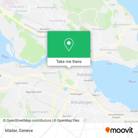 Mäder map