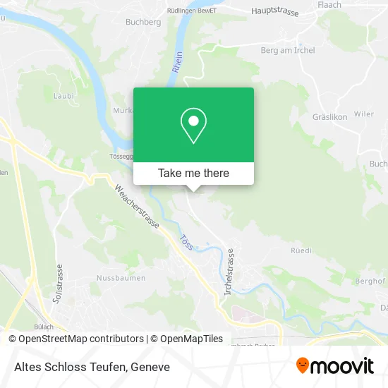 Altes Schloss Teufen map