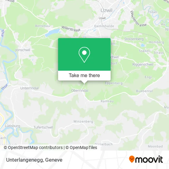 Unterlangenegg map